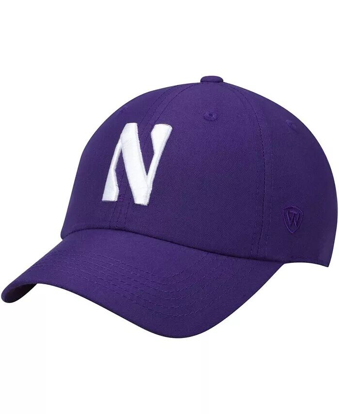 

Мужская фиолетовая регулируемая шляпа с логотипом Northwestern Wildcats Primary Top Of The World, фиолетовый