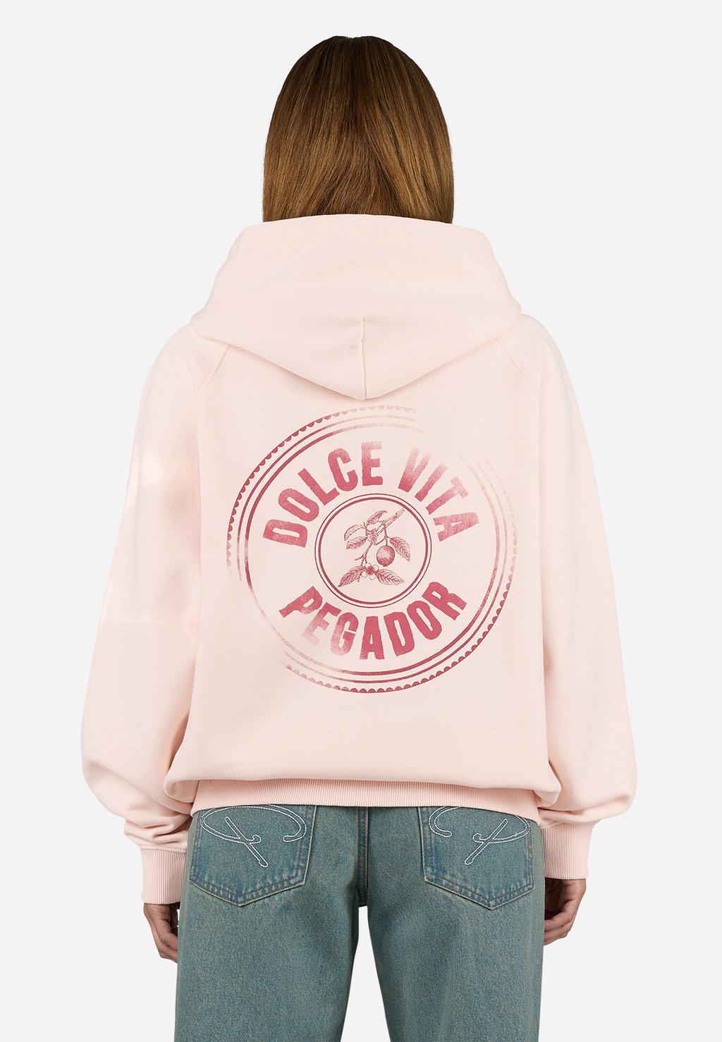 

Толстовка на молнии NADIA OVERSIZED RAGLAN SWEATJACKET Pegador, светло-розовый