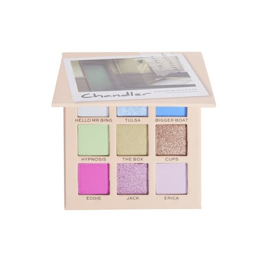 

Палитра теней для век Chandler, 9 г Makeup Revolution, X Friends, розовый
