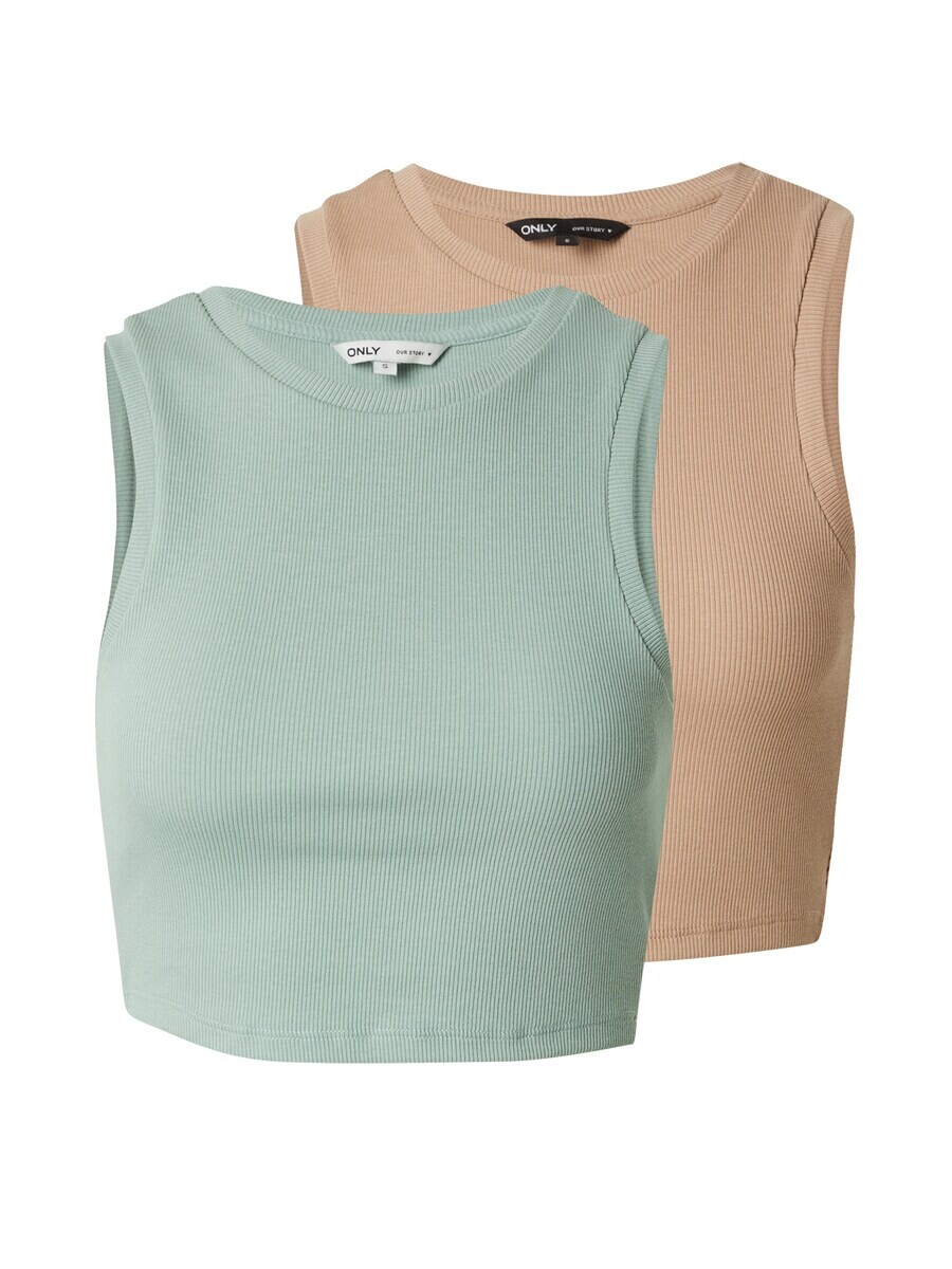 

Укороченный топ ONLY Top VILMA, цвет beige/mint