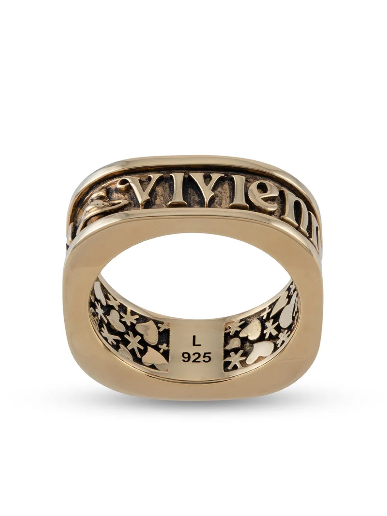 

Кольцо Scilly с гравировкой Vivienne Westwood, золотой