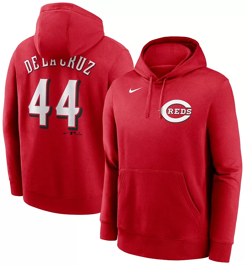 

Мужской красный пуловер с капюшоном Nike Cincinnati Reds Elly De La Cruz #44