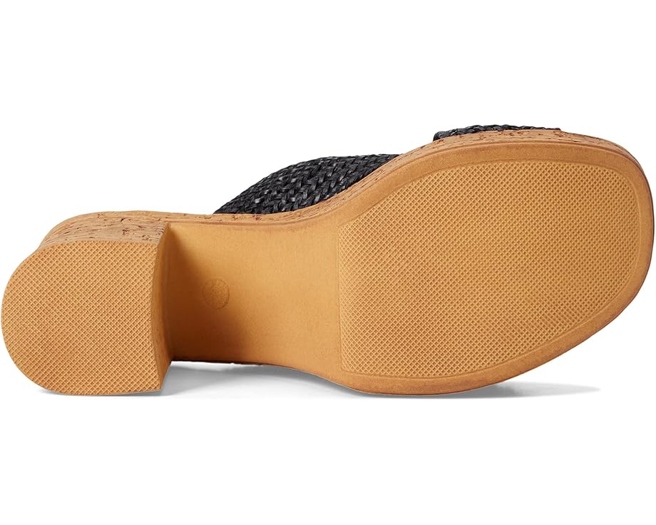 Туфли Seychelles Adorned Raffia Slide Sandal, черный — фото 3