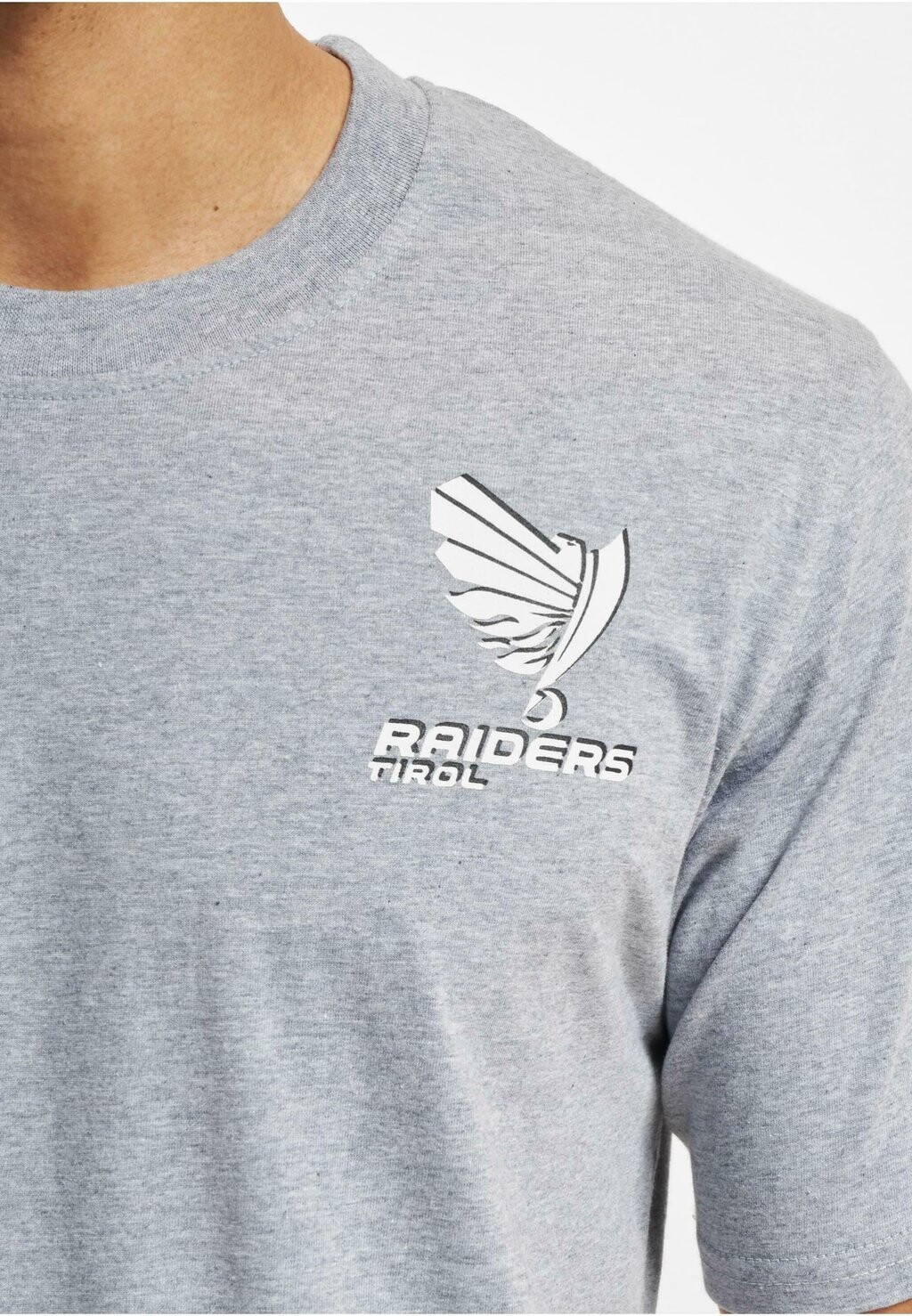 

Футболка с принтом EUROPEAN LEAGUE OF FOOTBALL RAIDERS TIROL DEF, цвет Mottled Grey
