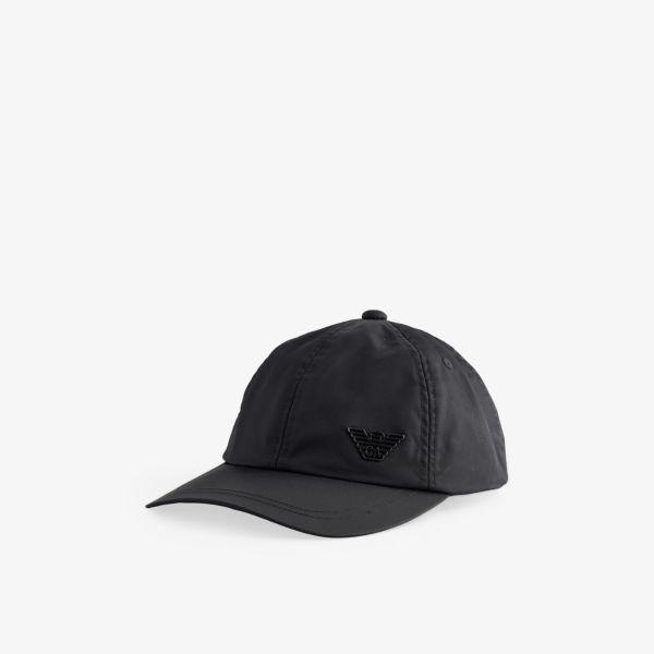 

Шапка Emporio Armani с лого-пластиной, черный