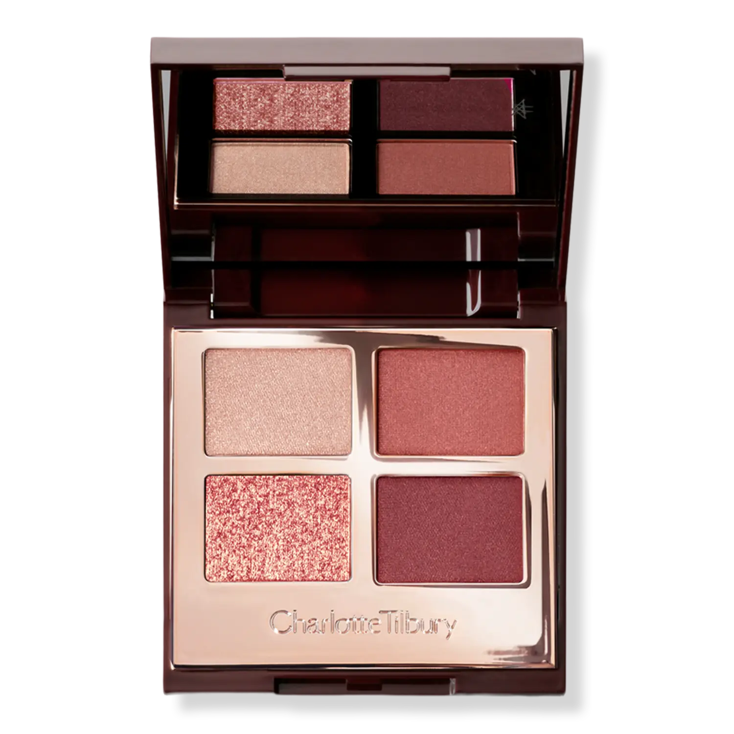 

Тени для век Luxury Eyeshadow Palette Charlotte Tilbury, Walk Of No Shame (red, crimson and rose-gold)