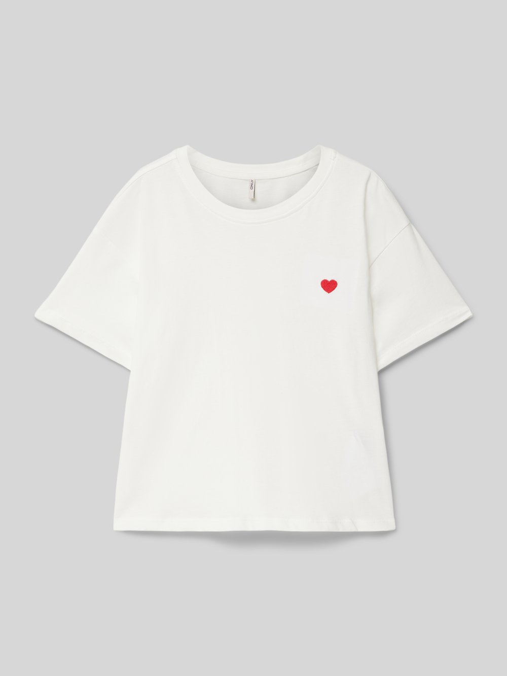 

Футболка Comfort Fit из чистого хлопка Only, кремовый