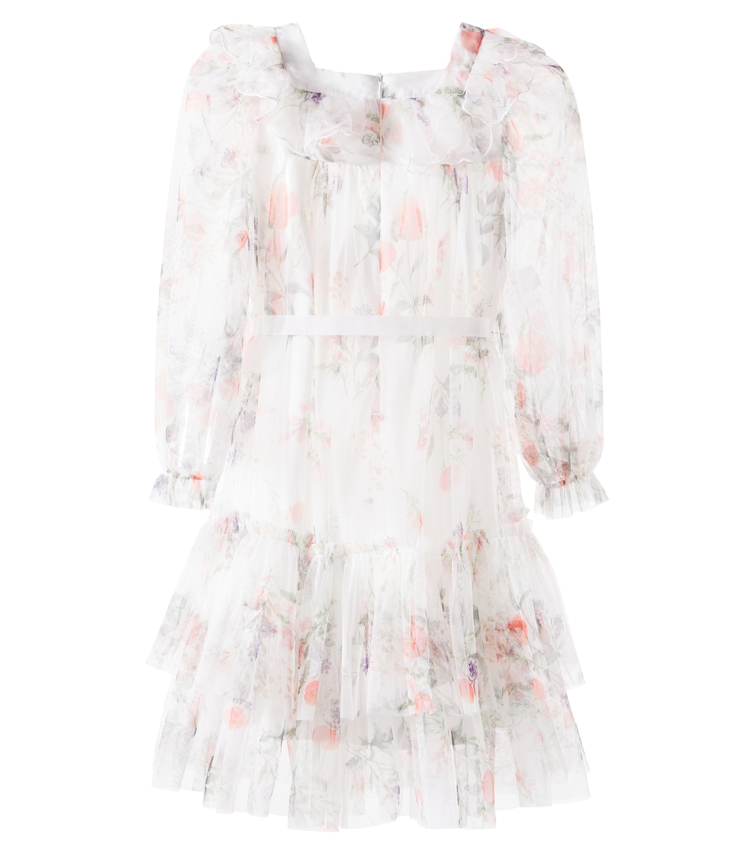 Многослойное тюлевое платье с цветочным принтом Petite Amalie  , Summer Bouquet Print — фото 3