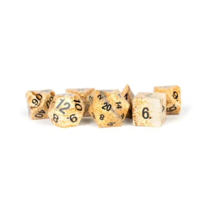 

Картина Яшма - Полноразмерный набор многогранников (7), Gemstone Dice (Metallic Dice Games)