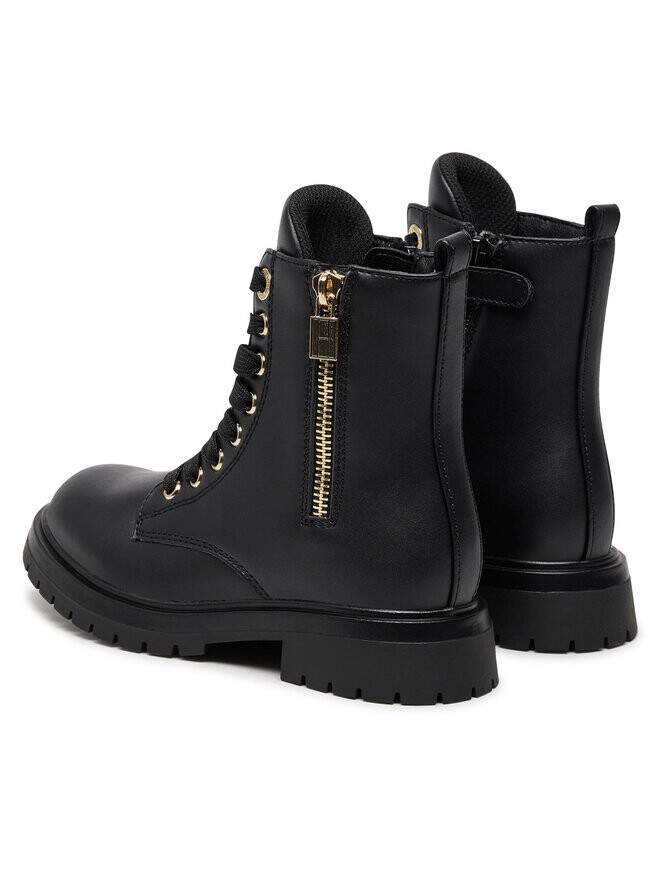 Ботильоны на шнуровке Tommy Hilfiger Lace-Up Bootie T3A5-33567-1351 M, черный — фото 3