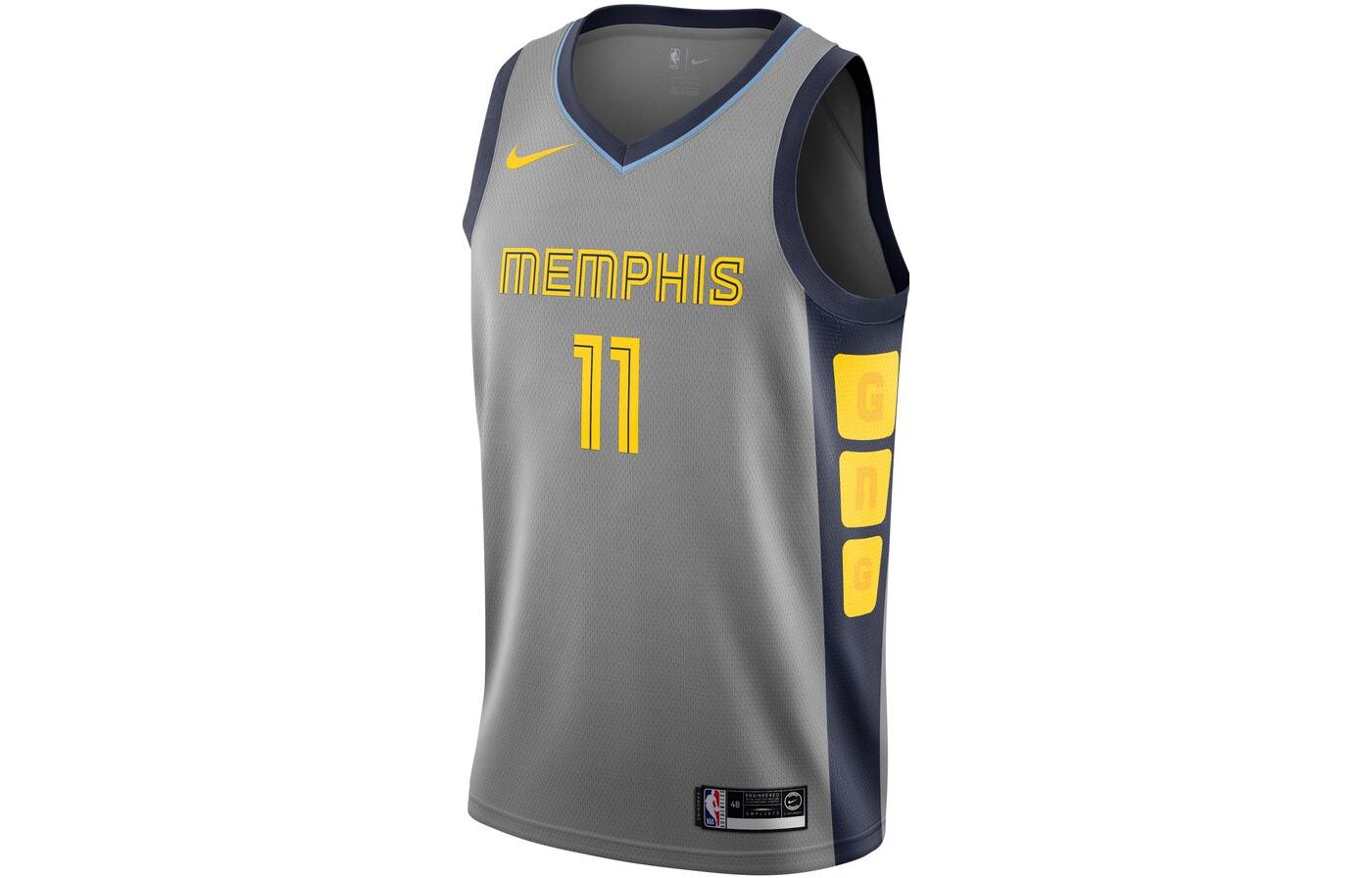 

Баскетбольная майка мужская серая Nike, серый