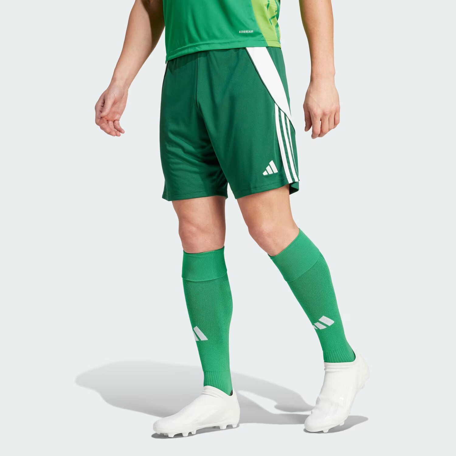 

Tiro 24 Шорты Adidas, цвет Team Dark Green/White