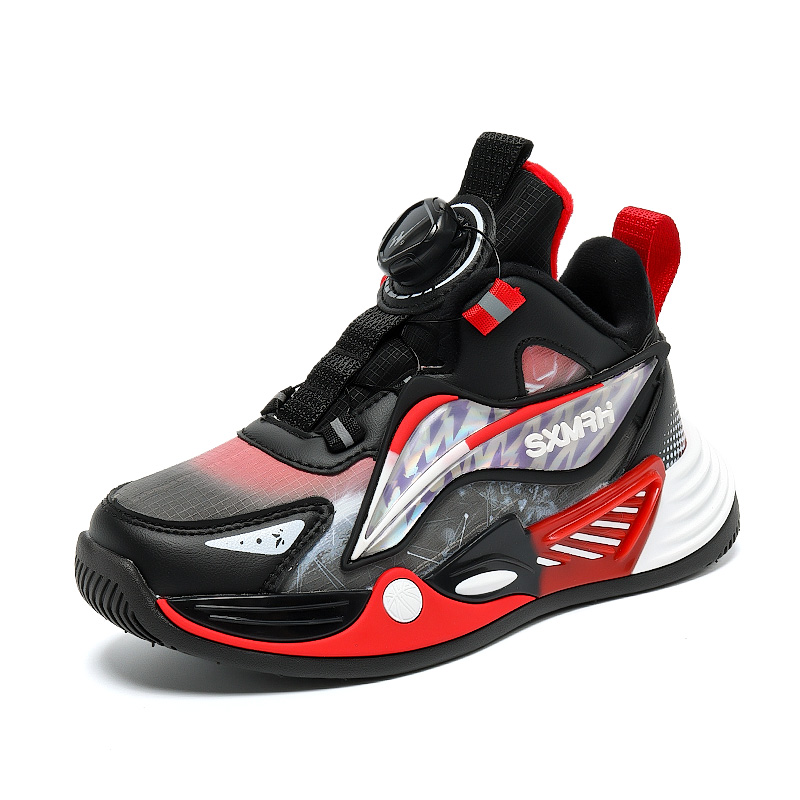 

Нескользящие, амортизирующие, износостойкие, упругие, дышащие беговые кроссовки для детей Binary, sx15329-2 черный красный[fleece-lined thermal]