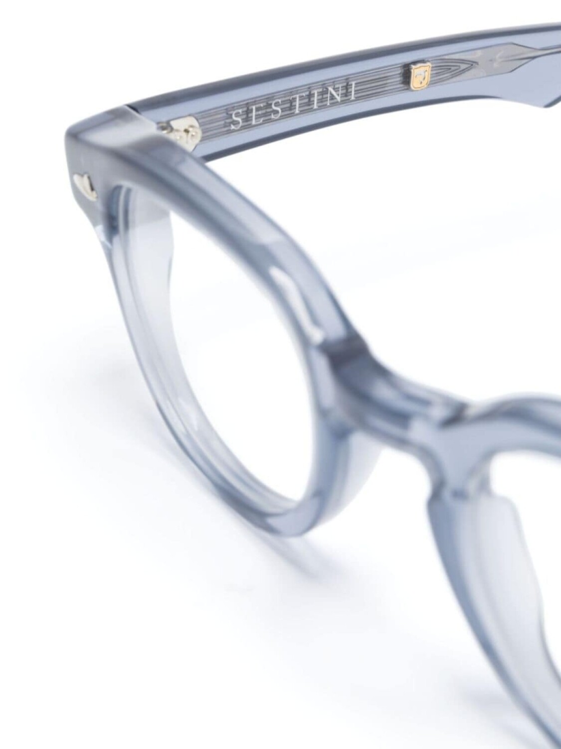 

Sestini Eyewear очки в круглой прозрачной оправе, синий