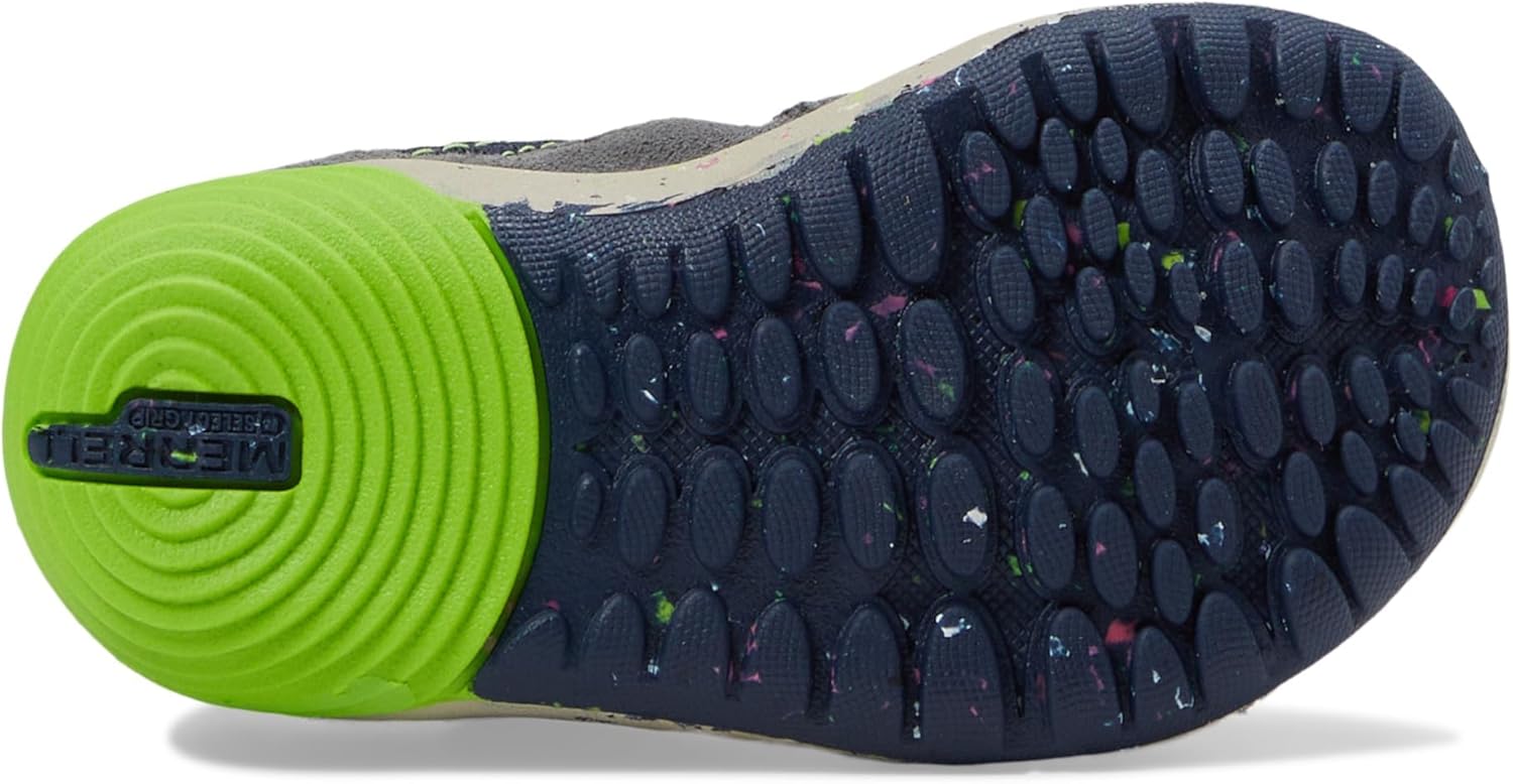 Кроссовки Merrell Kids Bare Steps A83, синий/зеленый/темно-синий — фото 4