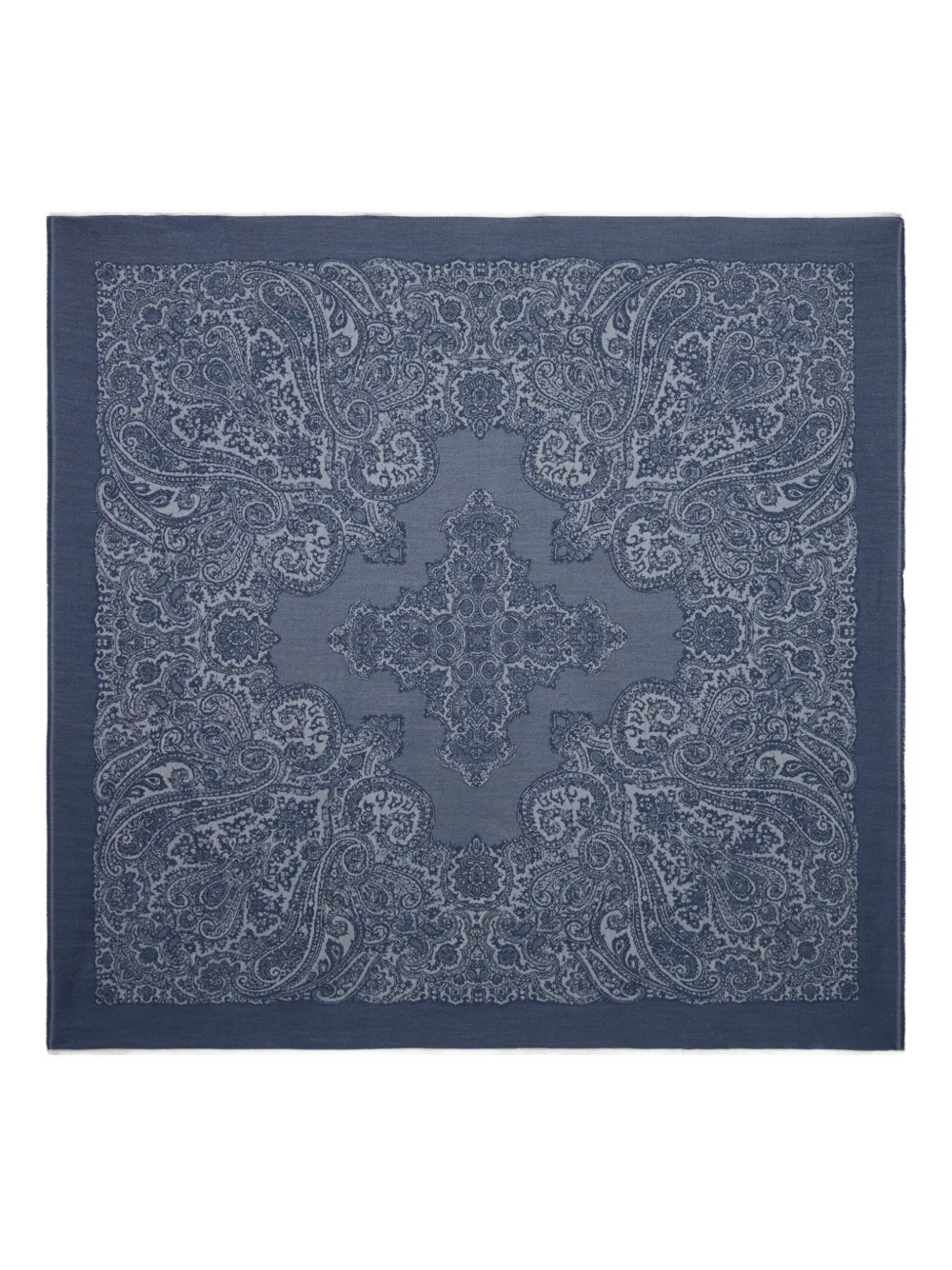 

Жаккардовая шаль с узором пейсли ETRO, синий