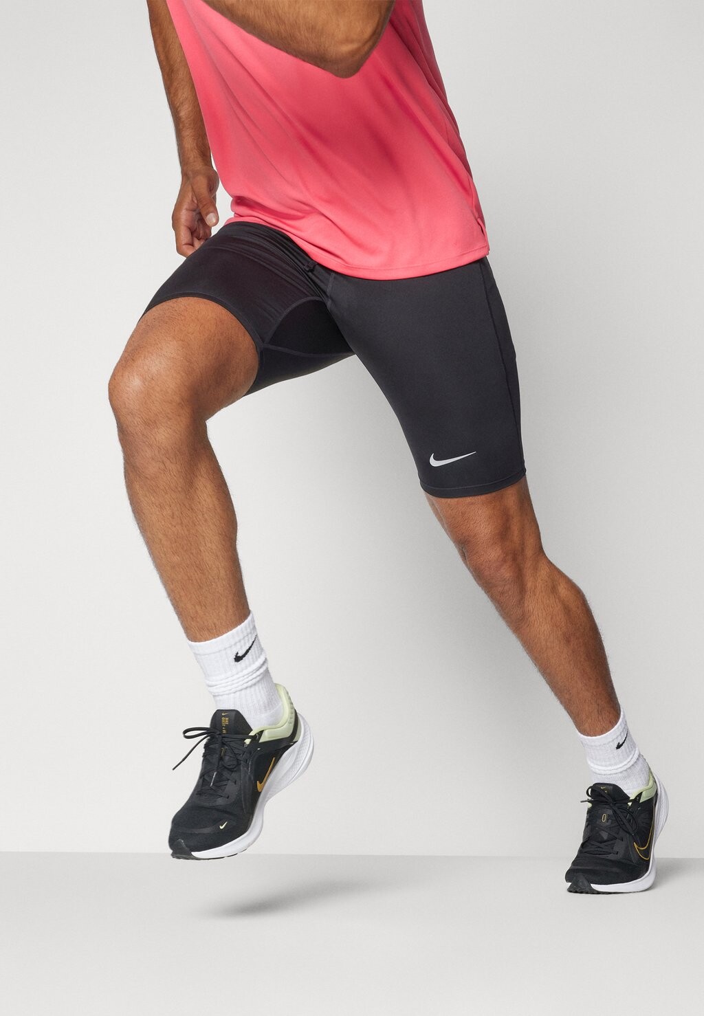 Леггинсы Fast Half Nike, черные — фото 2