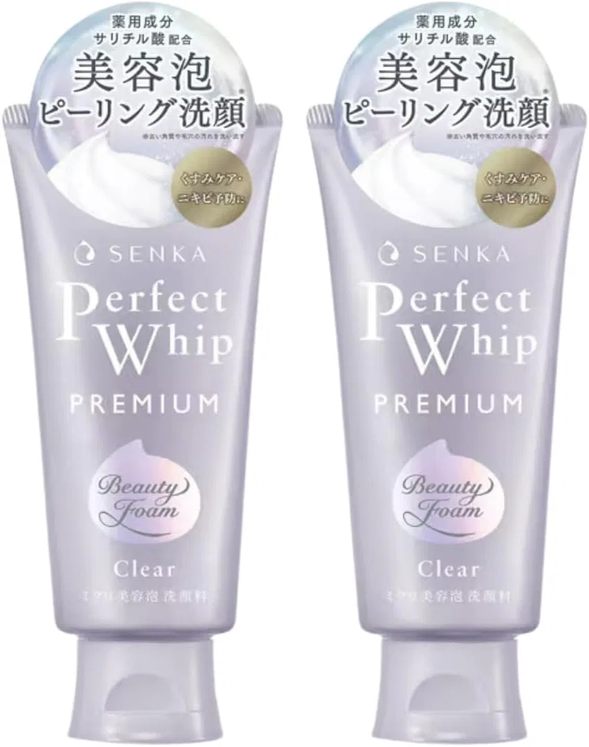 Гель для умывания Senka — Premium Perfect Whip очищающий, , белый, 120 г