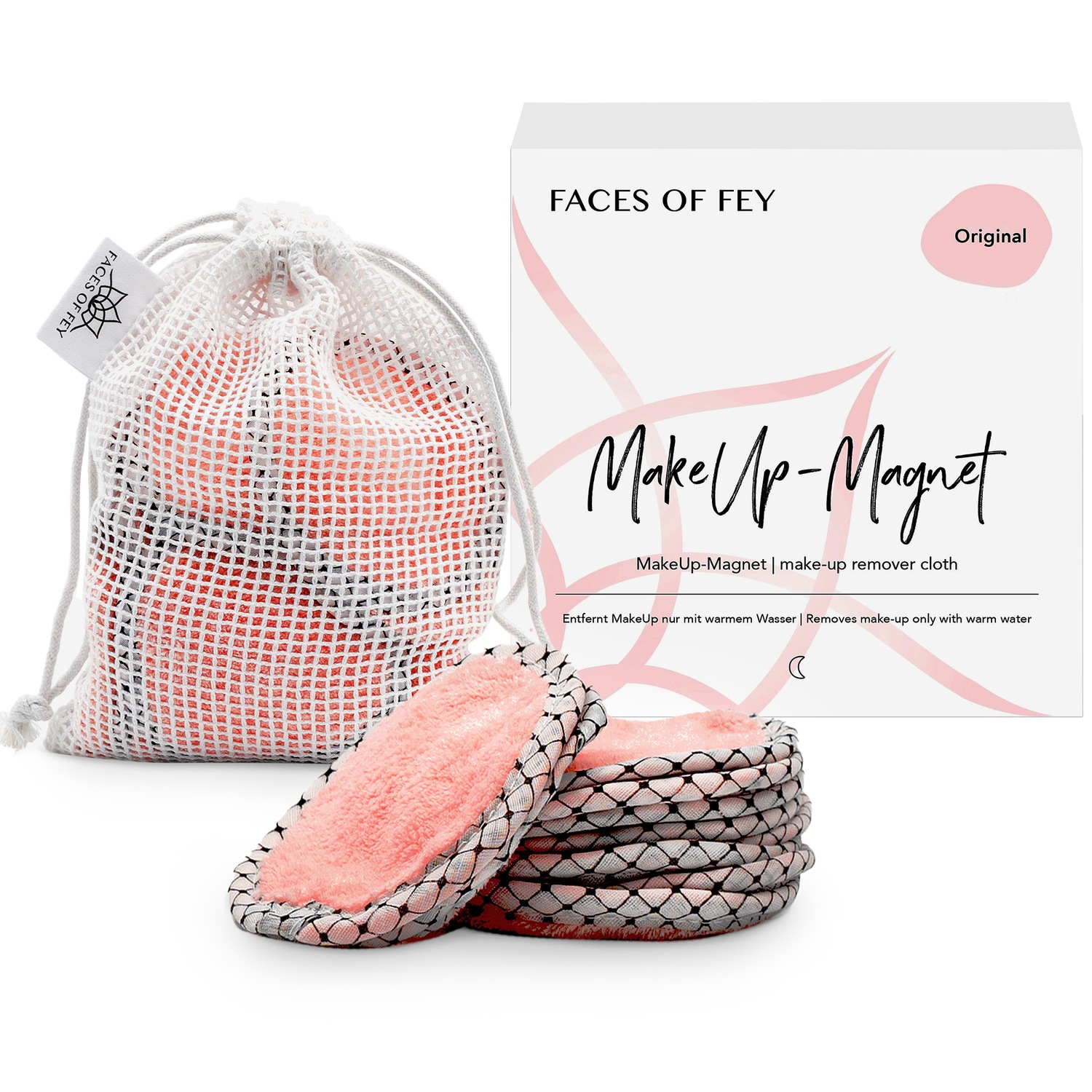 

Средство для снятия макияжа makeup-magnet pads 10er pack Faces Of Fey, pads 10er pack