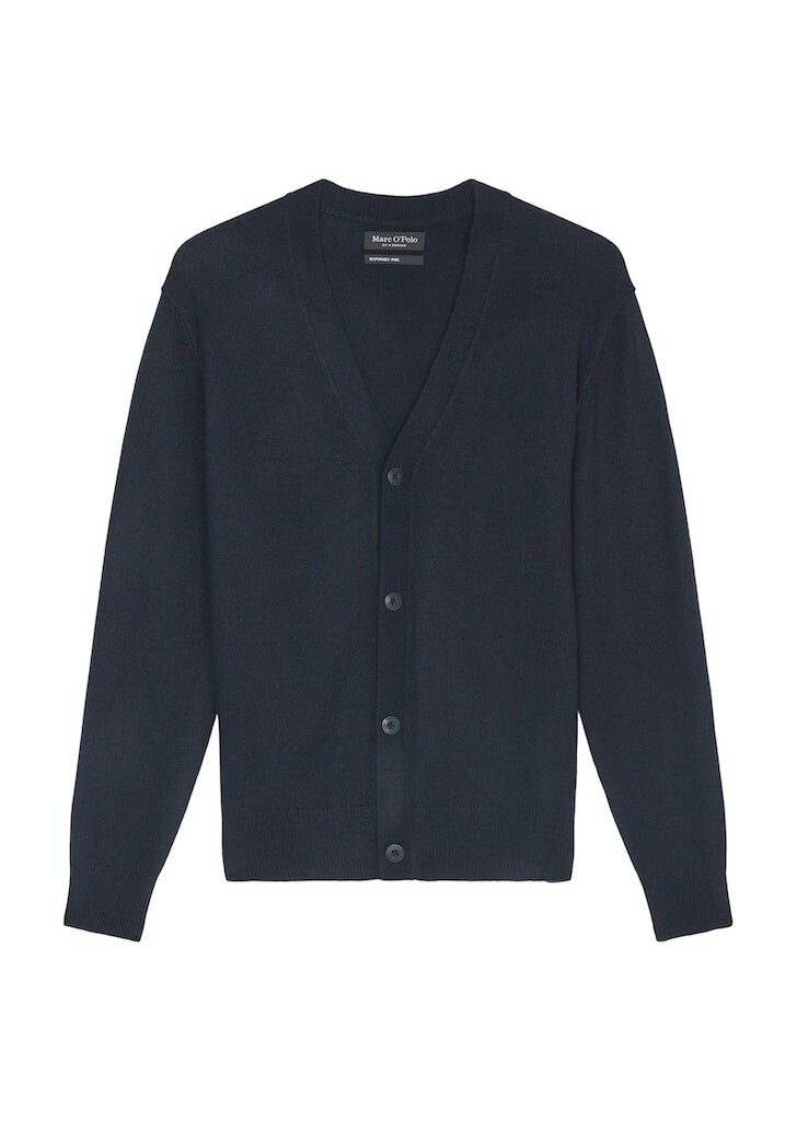 

Пуловер Marc O'Polo Strickjacke regular, синий