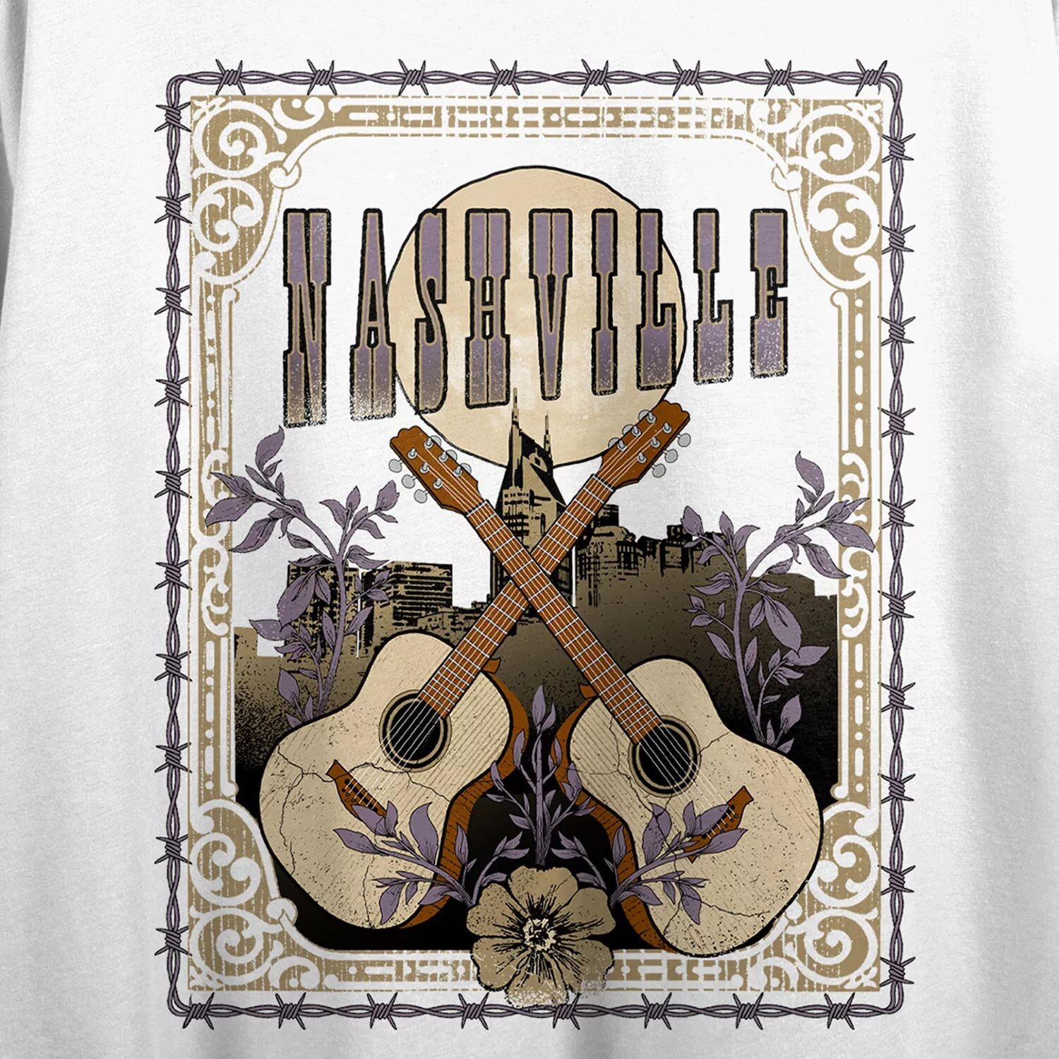 

Детская футболка Vintage Country Nashville с рисунком