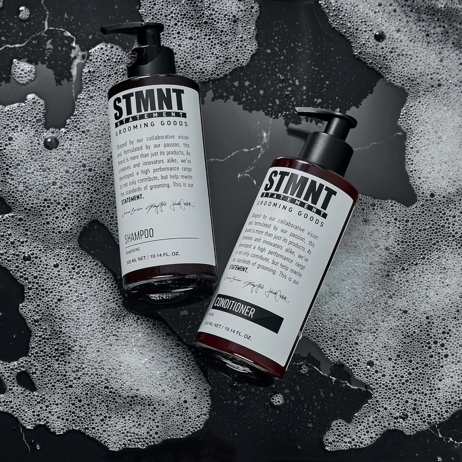 Кондиционер для волос STMNT Grooming Goods | Смягчает волосы | Восстанавливает блеск | Увлажняющая формула с активированным углем и ментолом | Для всех типов волос 286.34 г — фото 3
