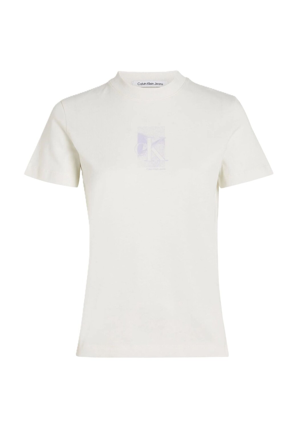 

Футболка, хлопок, женская Calvin Klein Jeans, цвет Ybi White