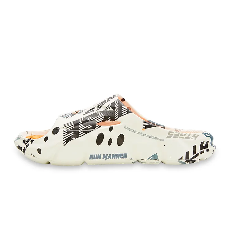 Сланцы EVA Slide Unisex RUN MANNER, бежевый оранжевый