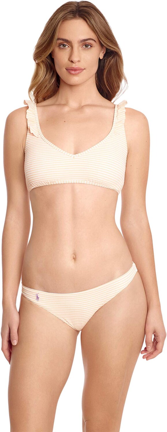 

Плавки Polo Ralph Lauren Seersucker Stripe Devin Hipster Bottoms, оранжевый