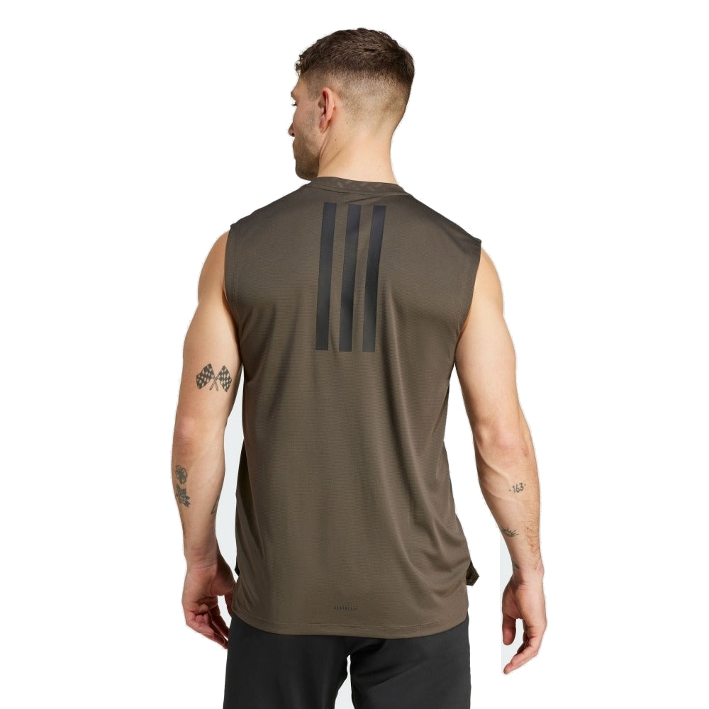 Спортивный топ adidas Power Tank Top 'Green' JD8457, зеленый — фото 3