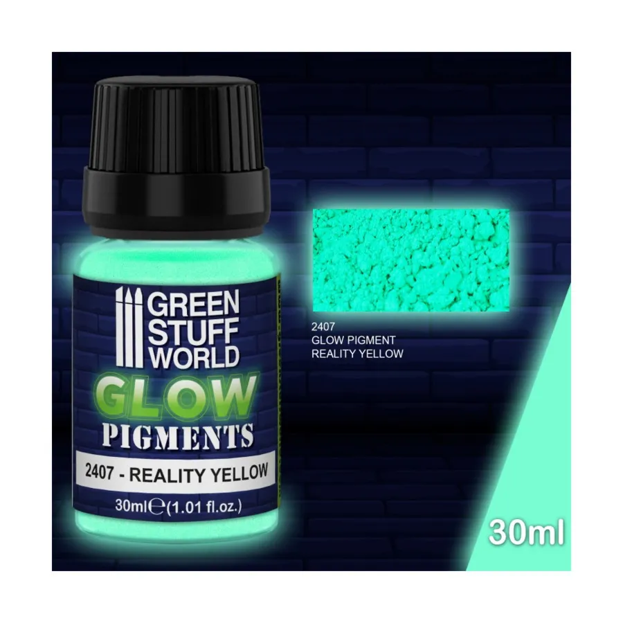 

Реальность Желто-Зеленый (30мл), GLOW Pigments (Green Stuff World)
