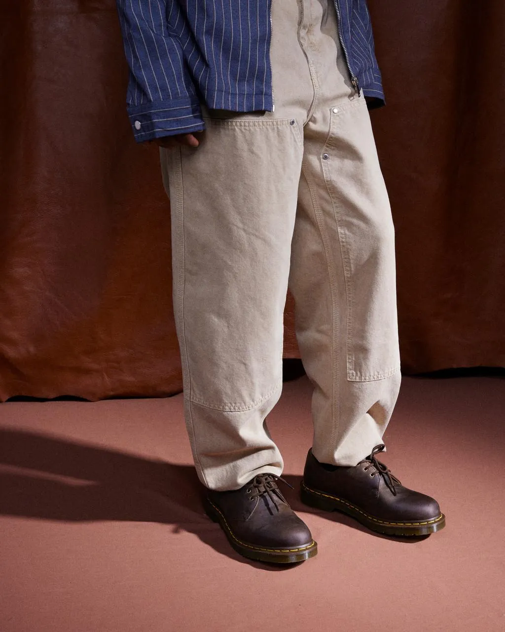 Туфли-оксфорды кожаные Dr. Martens 1461 Crazy Horse, коричневый — фото 2