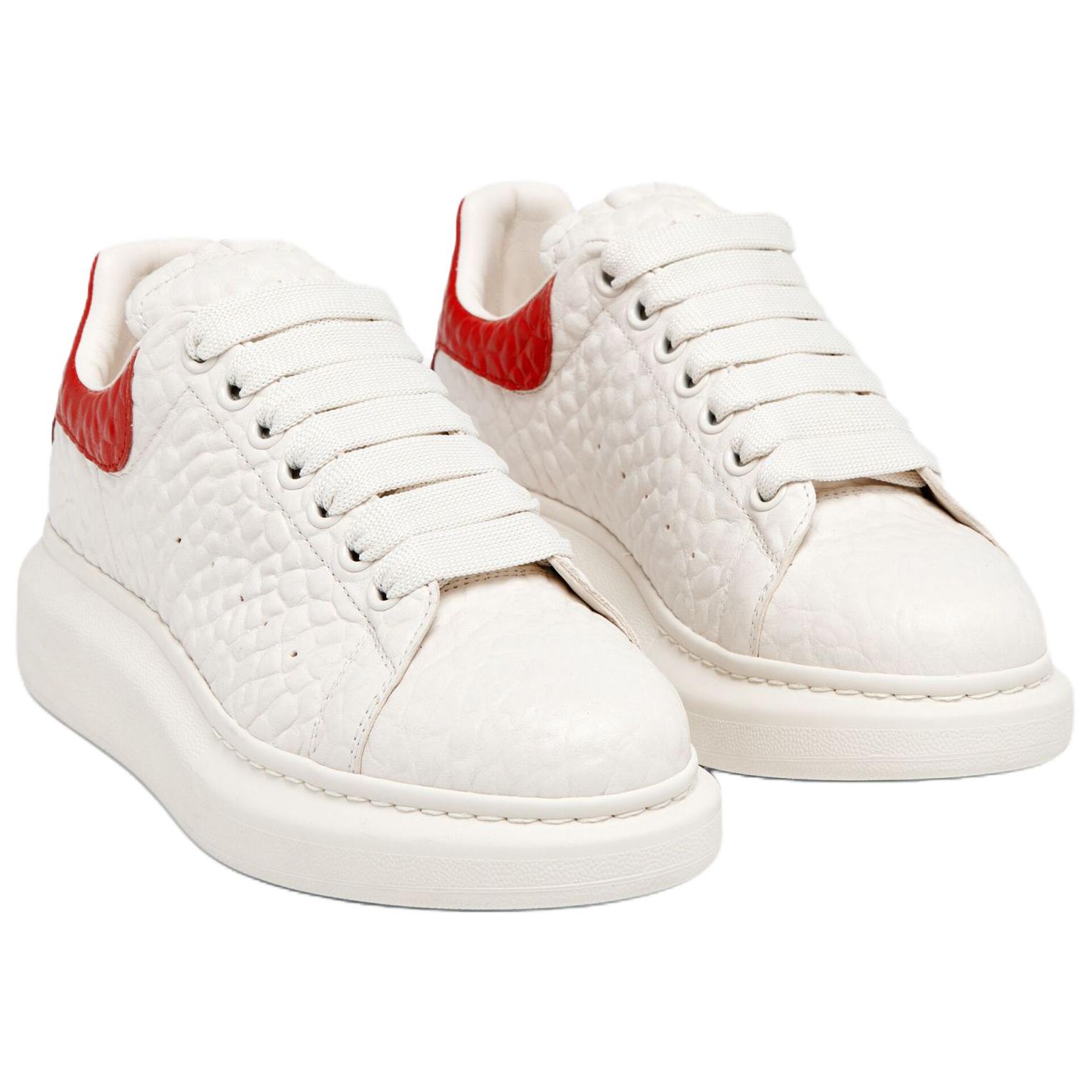 Alexander McQueen Кроссовки Dumbo Low top Casual Shoes мужские белые — фото 4