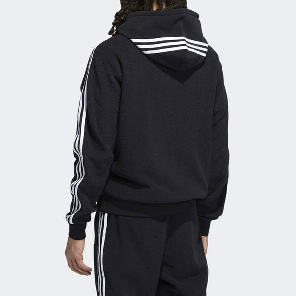 Толстовка Men's adidas originals Logo Stripe Sports Black, мультиколор — фото 3