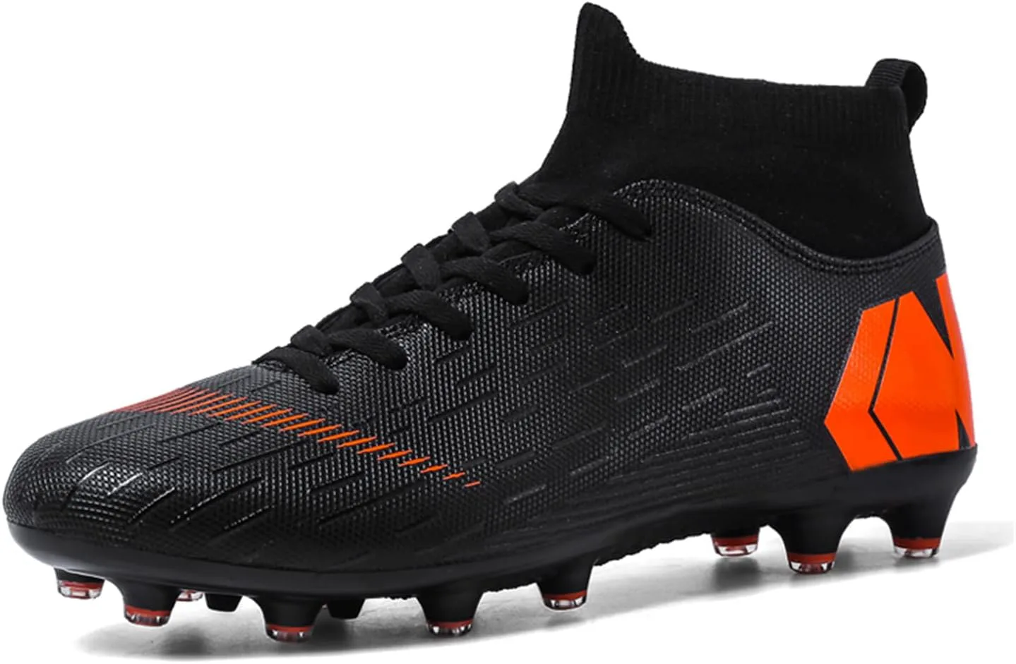 

Унисекс футбольные кроссовки легкие, дышащие, противоскользящие и амортизирующие, высокие молодежные для тренировок в помещении и на газоне с твердой подошвой TF/AG JOSKAA