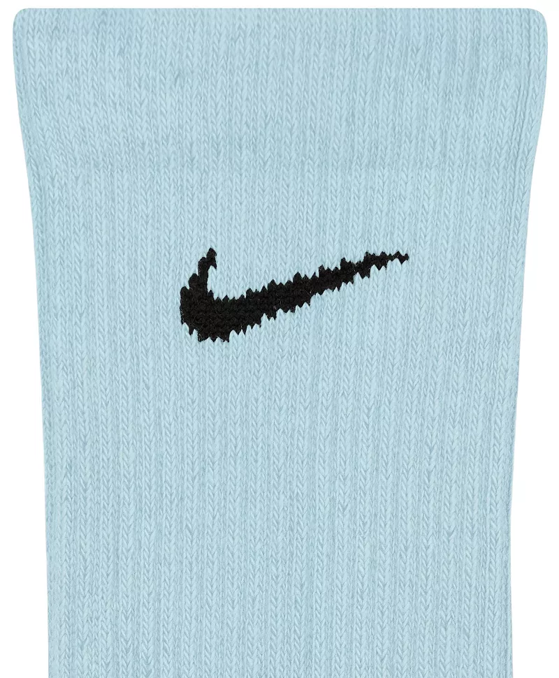 Носки Nike Dri-FIT Everyday Plus Cushion Crew — 3 шт, цвет Glac Blue/Canyn Pink/Navy — фото 4
