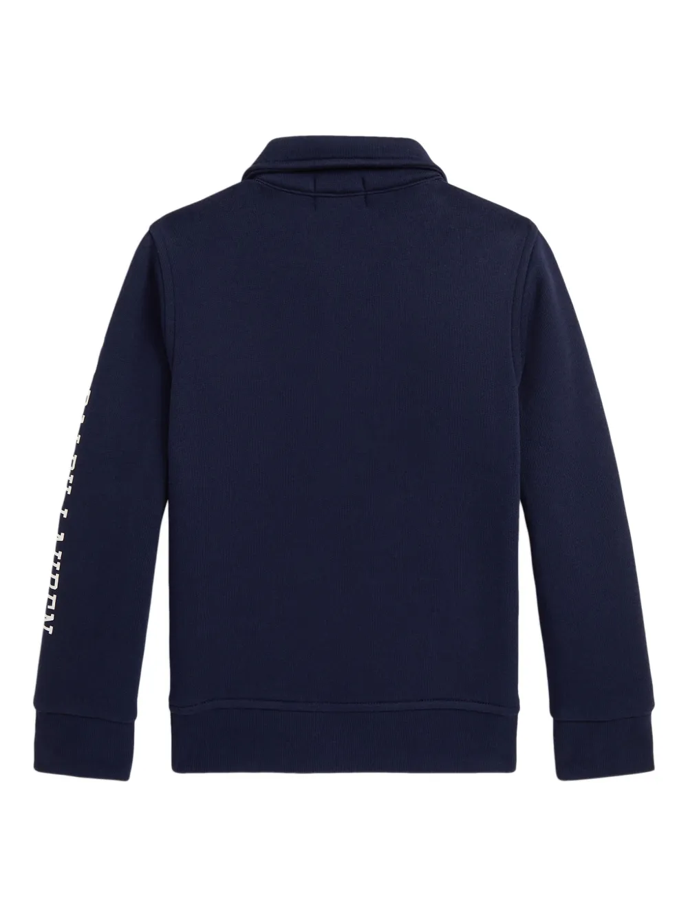 Рубашка поло с воротником на молнии POLO RALPH LAUREN KIDS, синий — фото 2