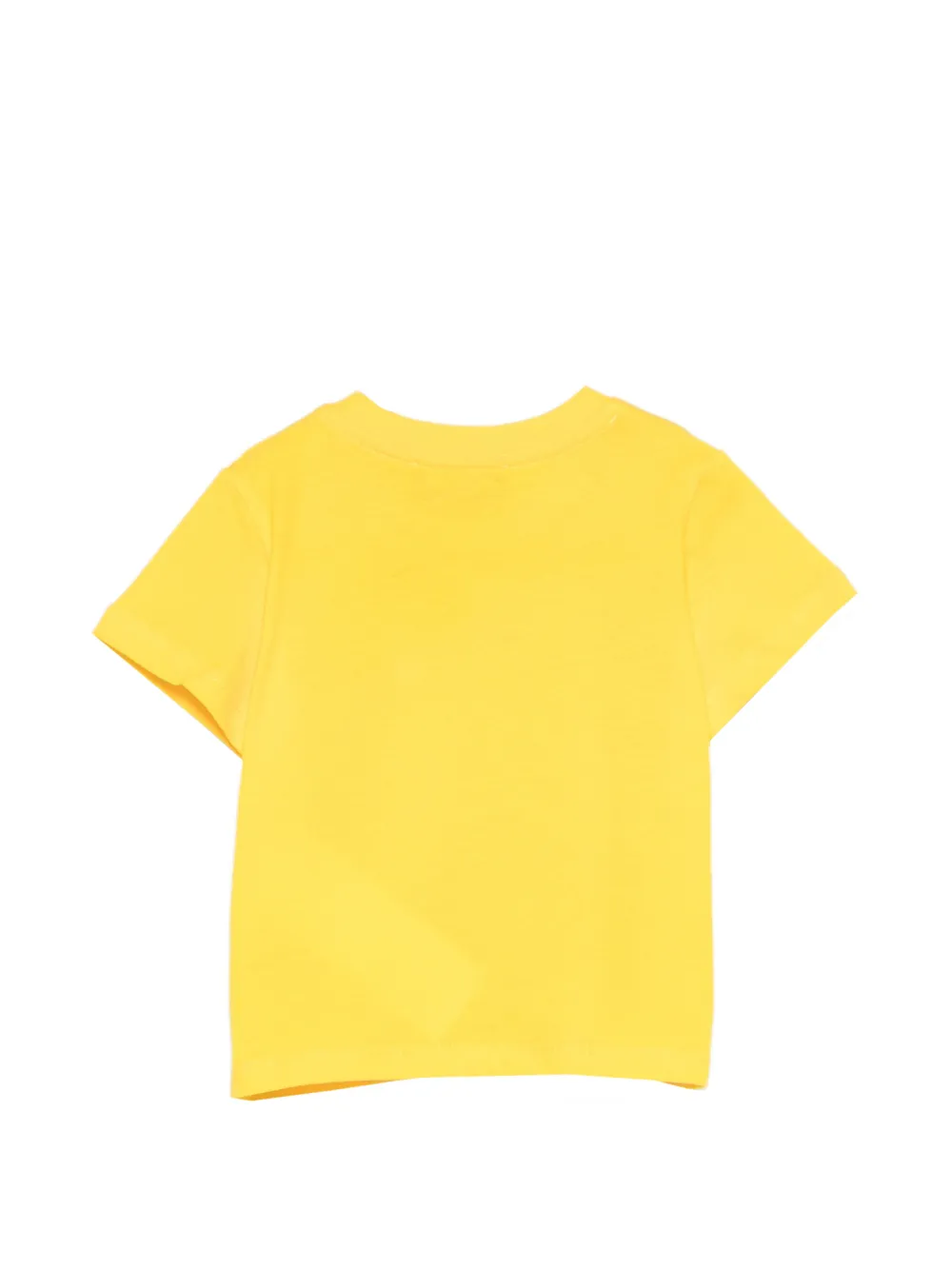 Футболка с принтом мишки Moschino Kids, желтый — фото 2