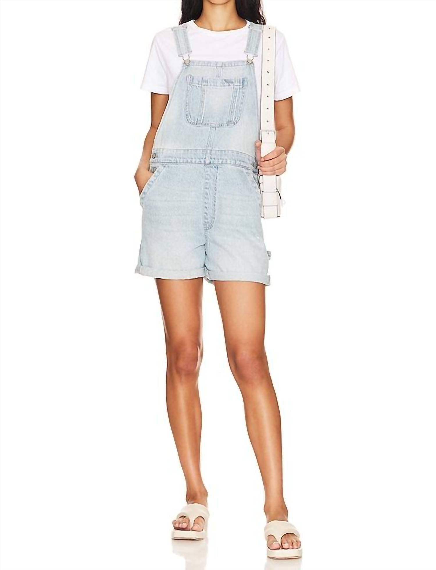 

Джинсы Beatrix Denim Short Overalls In Surfrider PISTOLA, Surfrider