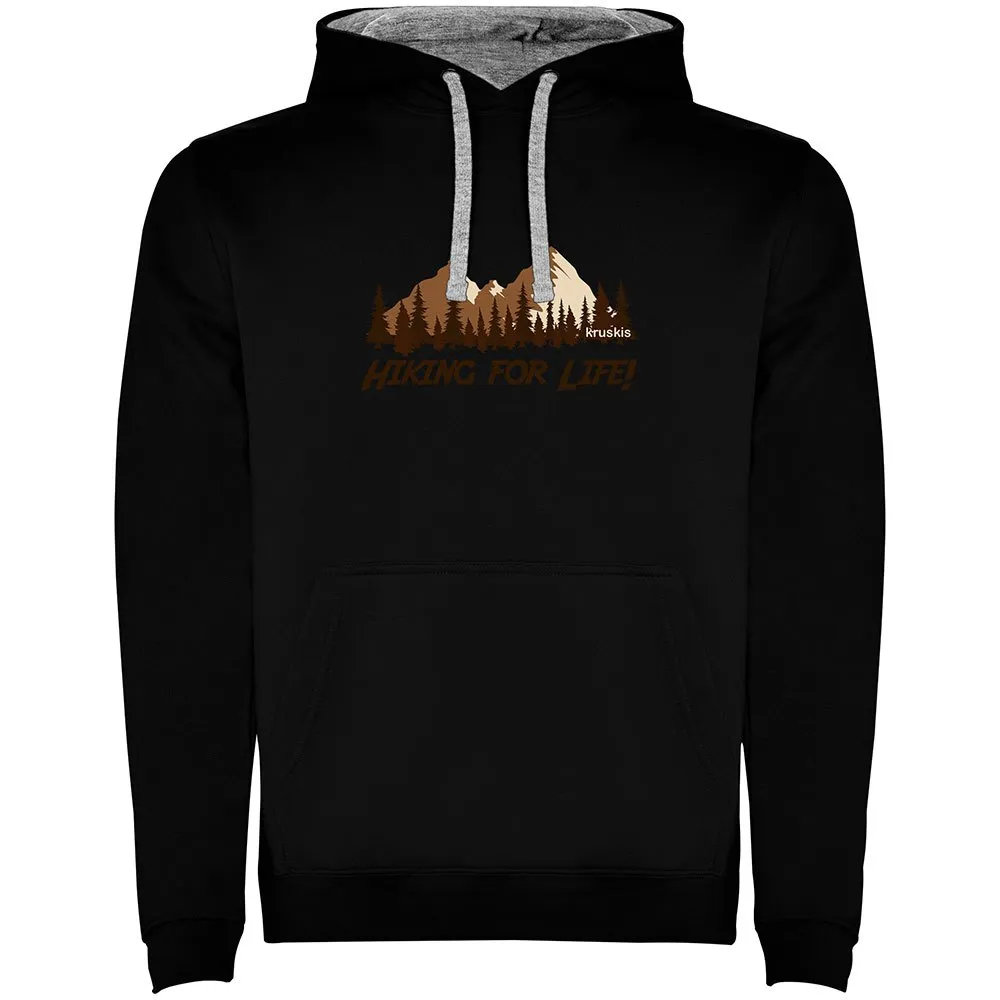

Худи Kruskis Hiking For Life Two-Colour, черный