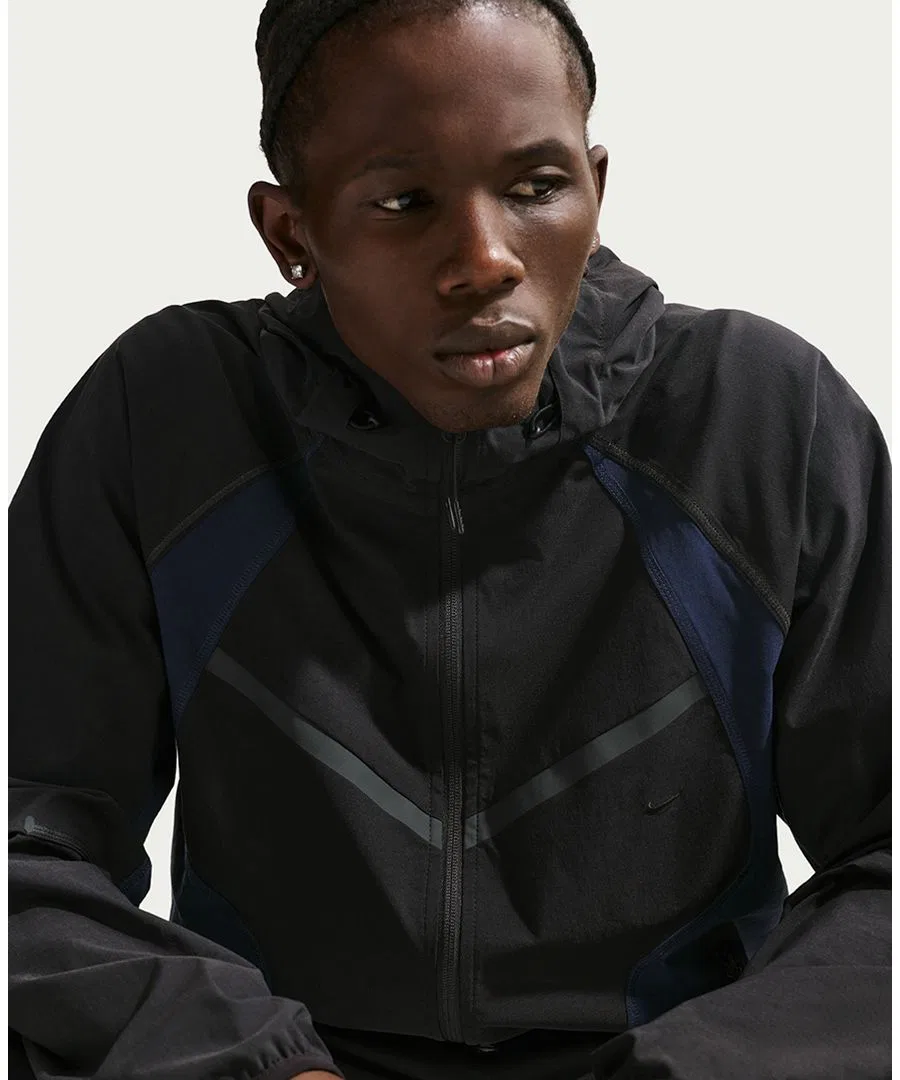Мужская ветровка Tech Dri-FIT на молнии Nike, черный — фото 3