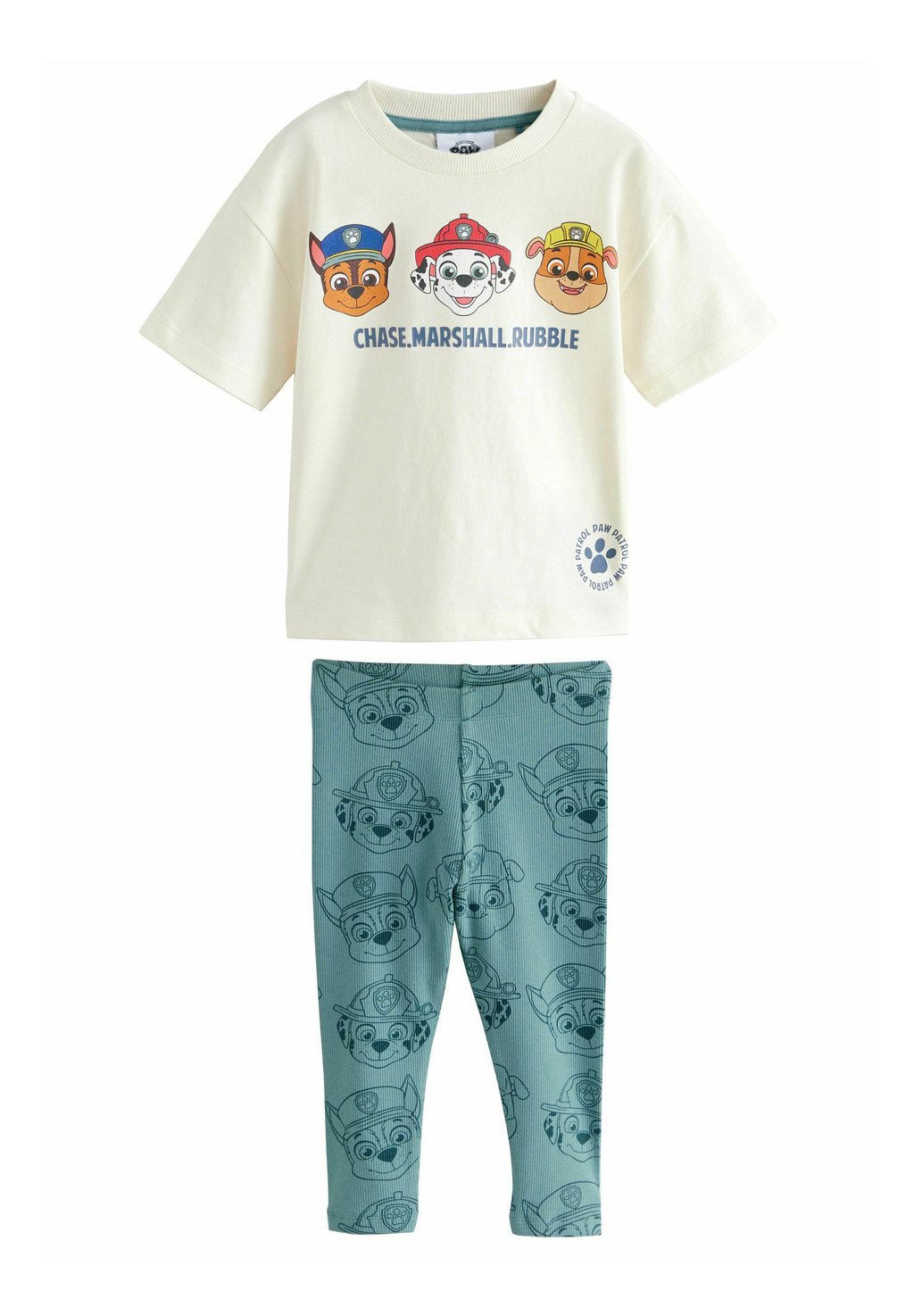 

Футболка с принтом REGULAR FIT PAW PATROL SHORT SLEEVE SET Next, бежевый