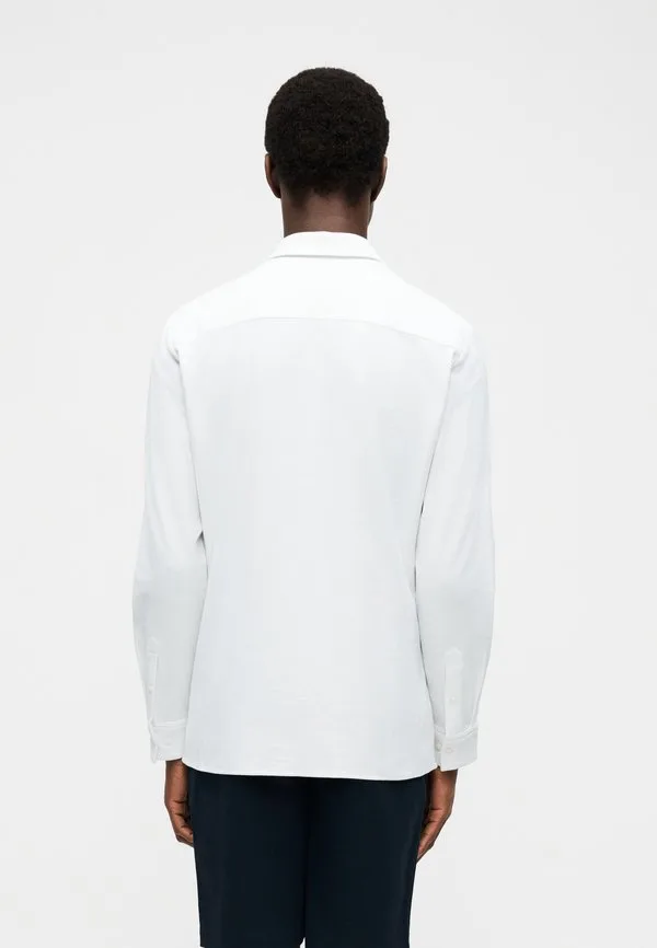 Повседневная облегающая рубашка Calvin Klein, Brilliant White — фото 4