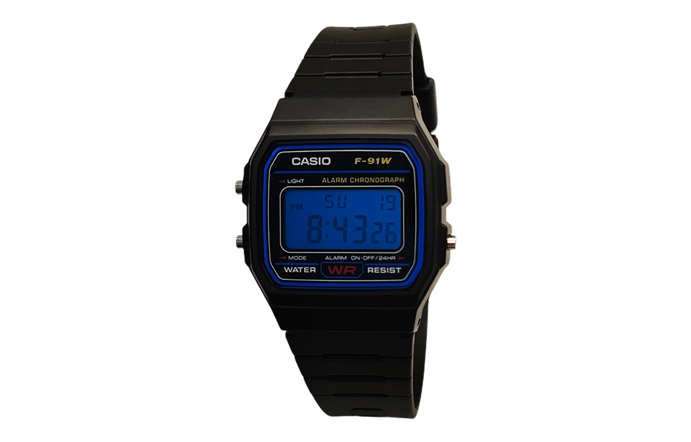 

CASIO Часы Retrofit Series Quartz Movement Resin Strap Watch Men's Watch Black Dial, Black Dial with Blue Bezel