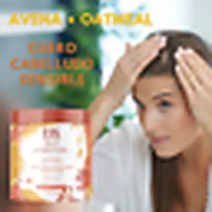 Успокаивающая маска-кондиционер с овсом HK Naturals, несмываемая для чувствительной кожи — фото 2