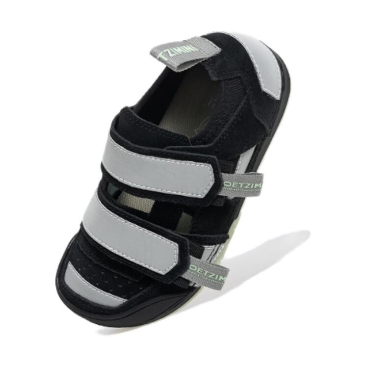 Детские кроссовки для скейтбординга GS Low-top Black Oetzi, черный — фото 4