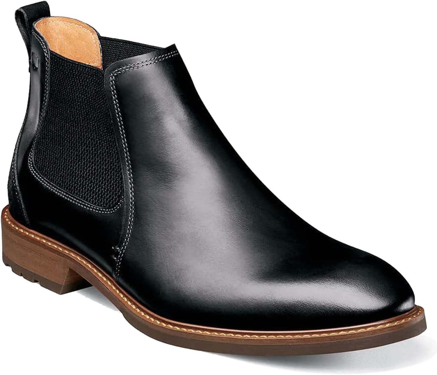 

Мужские ботинки Florsheim Chalet с эластичными вставками и цельным носком, черный