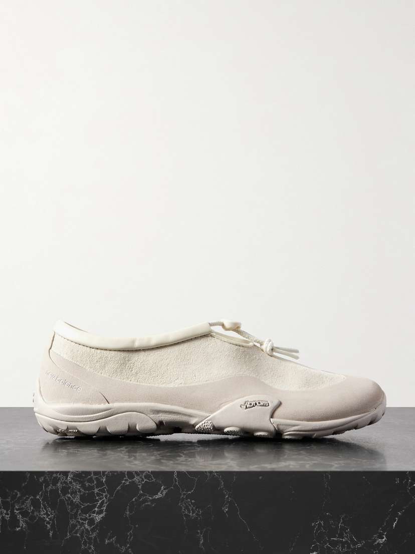 Кроссовки-Слипоны Minimus из ракушки и замши от Tokyo Design Studio New Balance, бежевый