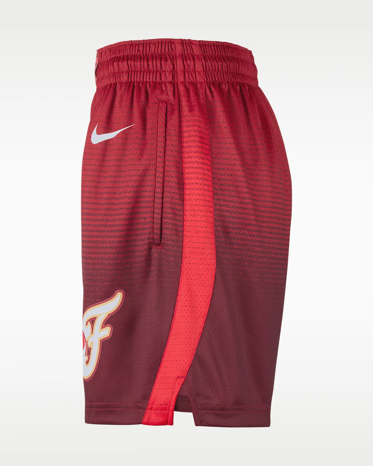 Женские шорты Nike Dri-FIT WNBA Victory Indiana Fever, University Red/White — фото 3