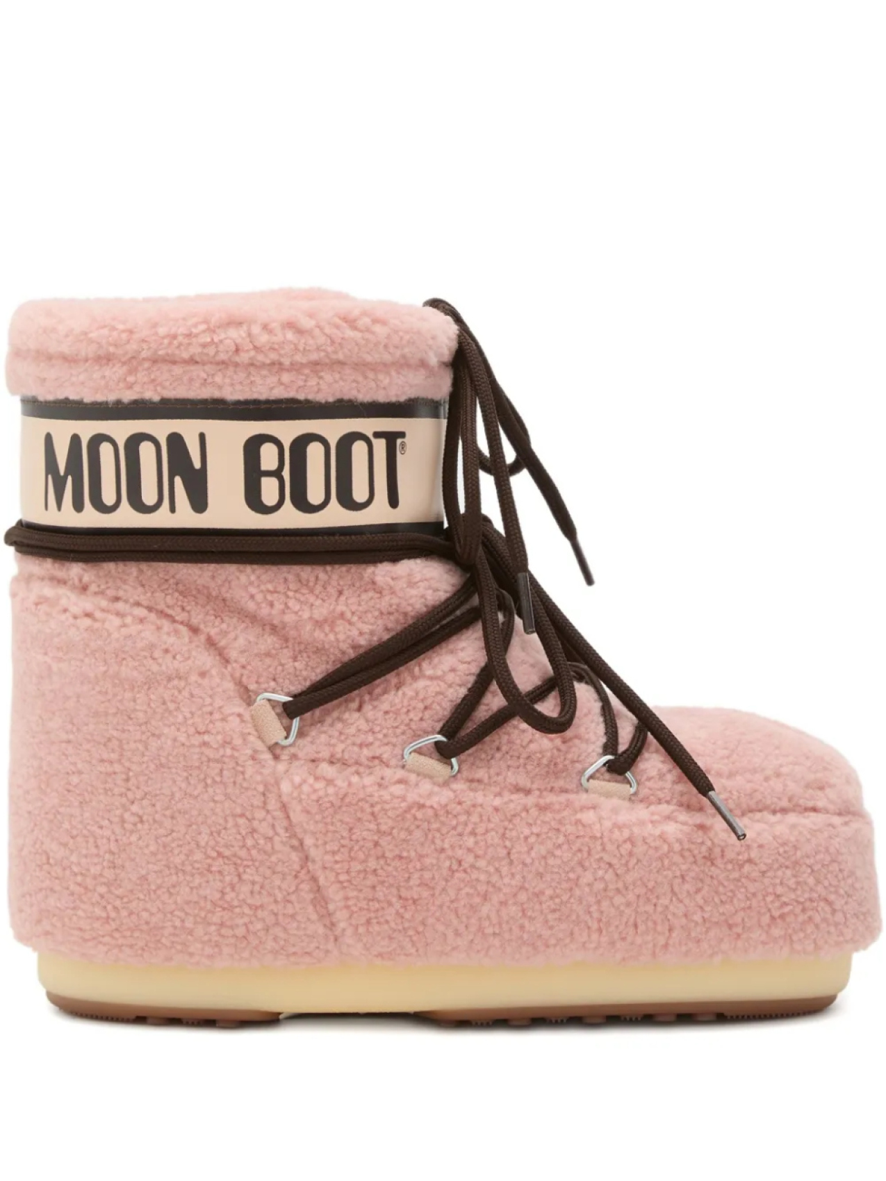 

Moon Boot ботинки из овчины, розовый
